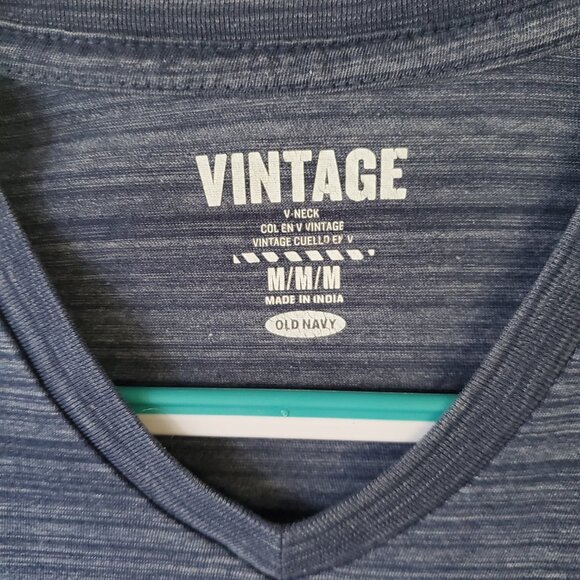 Old Navy Vintage T shirts (3 ) V-neck Blue Brown and Grey Size M - Picture 5 of 16